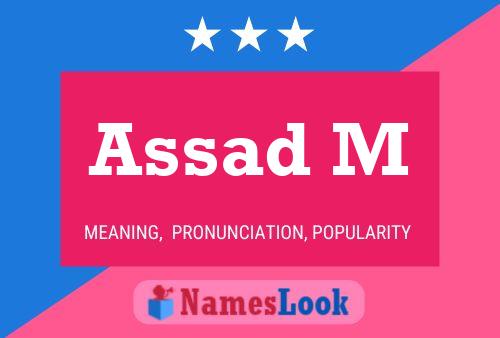 Poster del nome Assad M