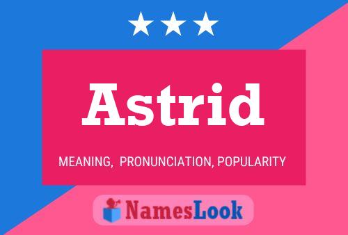 Poster del nome Astrid