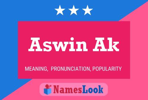 Poster del nome Aswin Ak