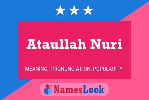 Poster del nome Ataullah Nuri