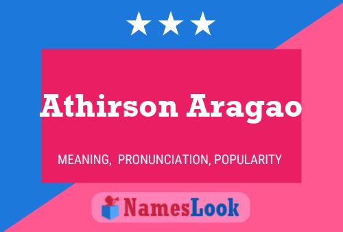 Poster del nome Athirson Aragao