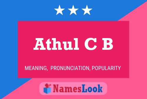 Poster del nome Athul C B