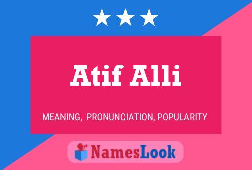 Poster del nome Atif Alli