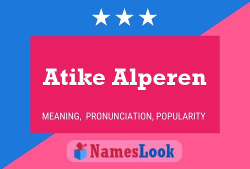 Poster del nome Atike Alperen