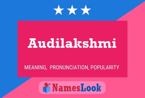 Poster del nome Audilakshmi