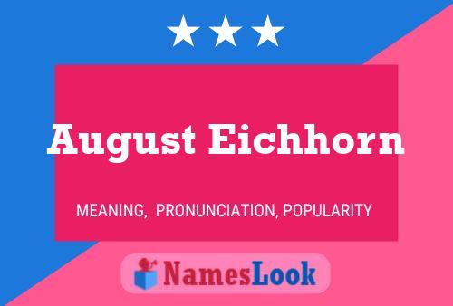 Poster del nome August Eichhorn