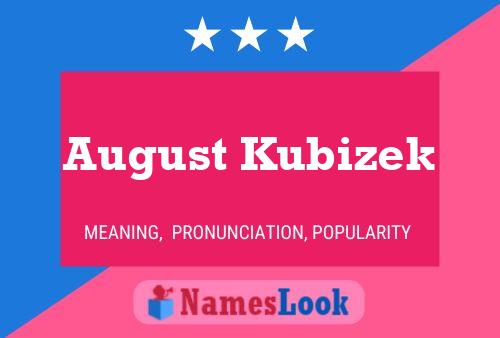 Poster del nome August Kubizek