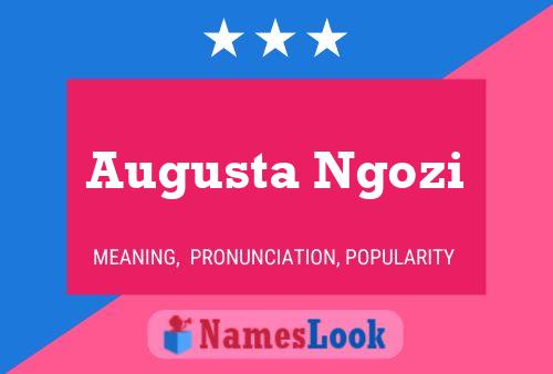 Poster del nome Augusta Ngozi