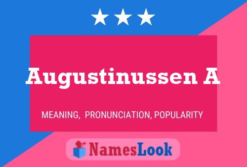 Poster del nome Augustinussen A