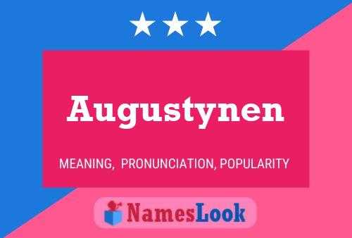 Poster del nome Augustynen