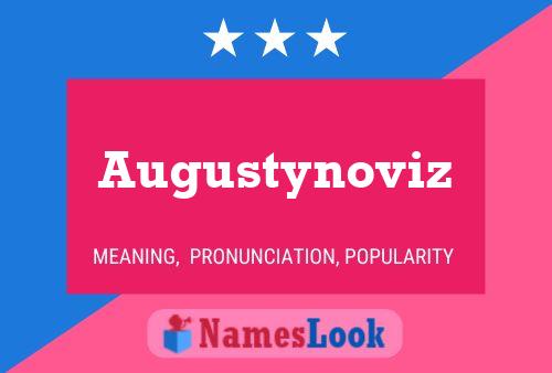 Poster del nome Augustynoviz