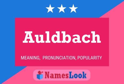 Poster del nome Auldbach