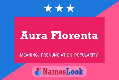 Poster del nome Aura Florenta