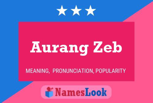 Poster del nome Aurang Zeb