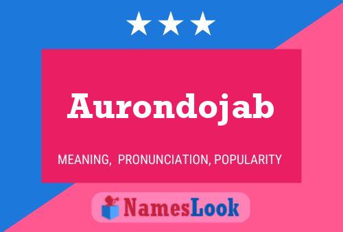 Poster del nome Aurondojab