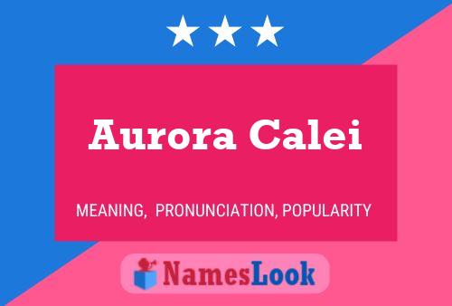 Poster del nome Aurora Calei