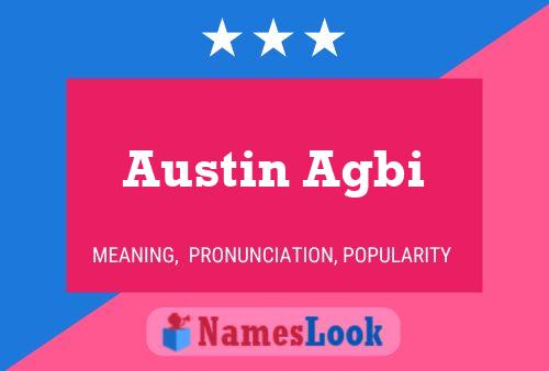 Poster del nome Austin Agbi