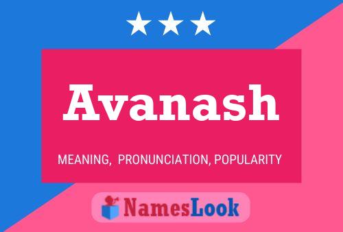 Poster del nome Avanash