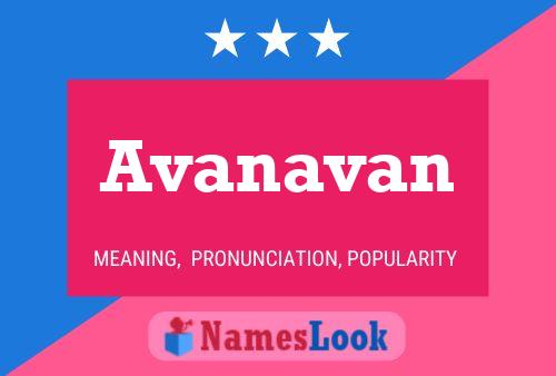 Poster del nome Avanavan