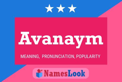 Poster del nome Avanaym