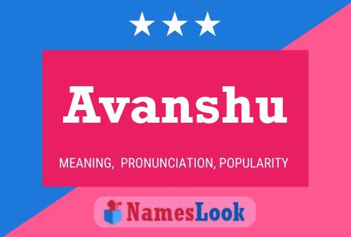 Poster del nome Avanshu