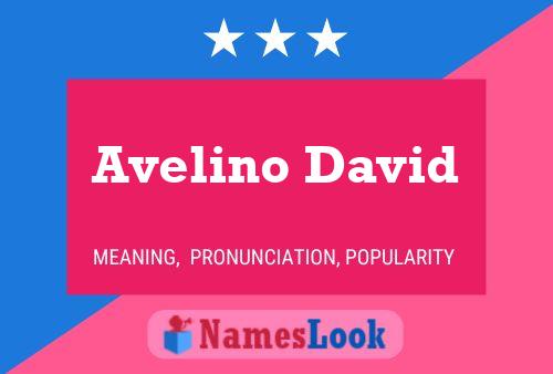 Poster del nome Avelino David