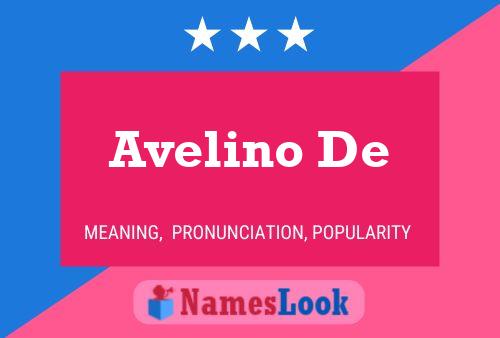 Poster del nome Avelino De