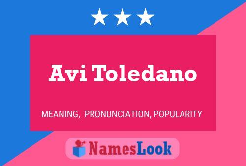 Poster del nome Avi Toledano