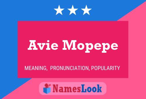 Poster del nome Avie Mopepe