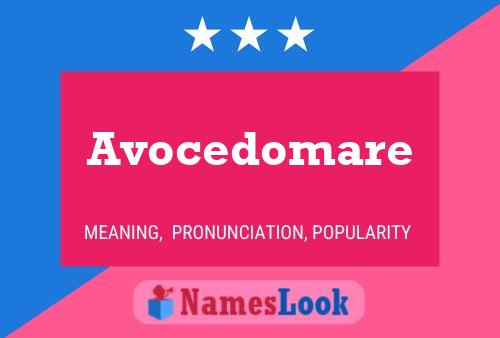 Poster del nome Avocedomare