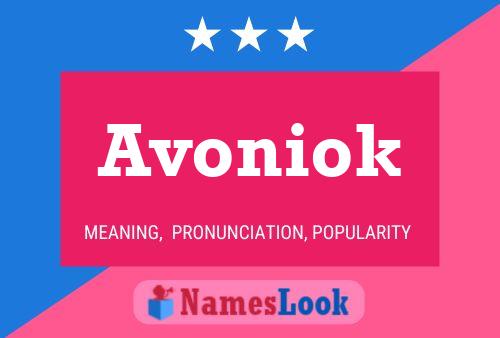 Poster del nome Avoniok