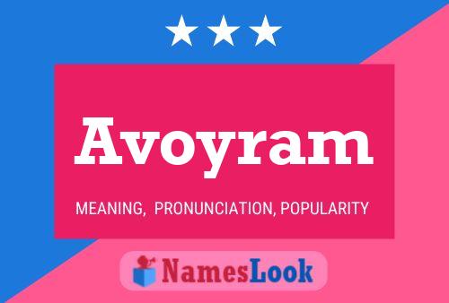 Poster del nome Avoyram