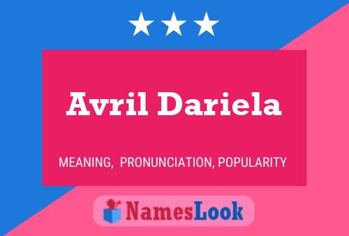 Poster del nome Avril Dariela