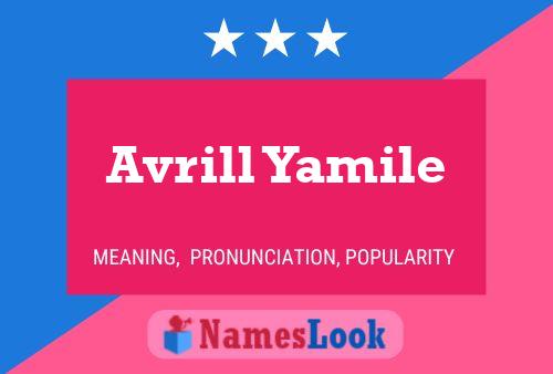 Poster del nome Avrill Yamile