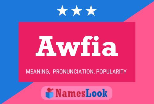 Poster del nome Awfia