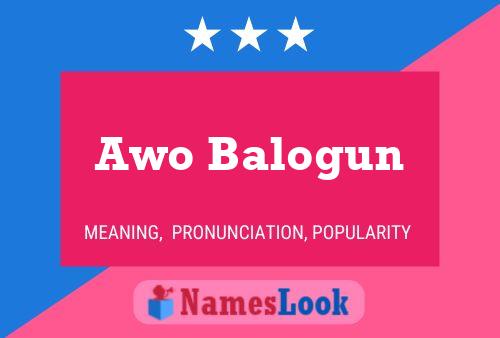 Poster del nome Awo Balogun