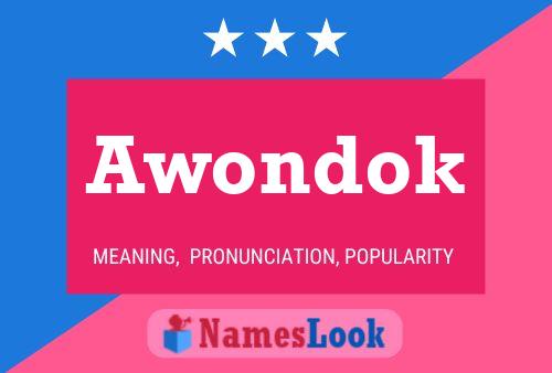 Poster del nome Awondok