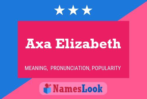 Poster del nome Axa Elizabeth