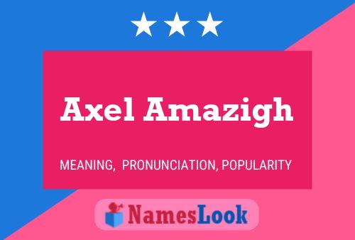 Poster del nome Axel Amazigh