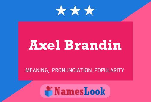 Poster del nome Axel Brandin