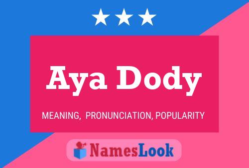 Poster del nome Aya Dody