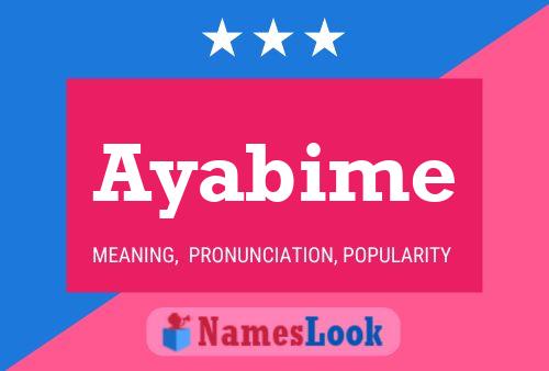 Poster del nome Ayabime