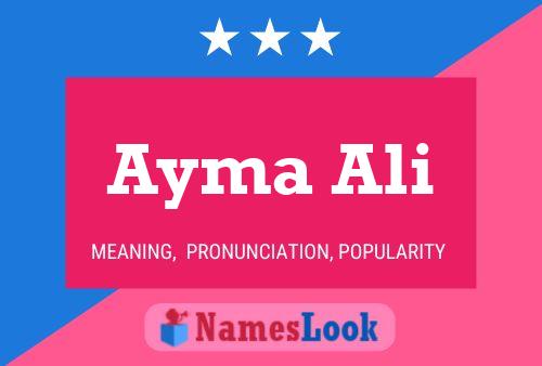 Poster del nome Ayma Ali