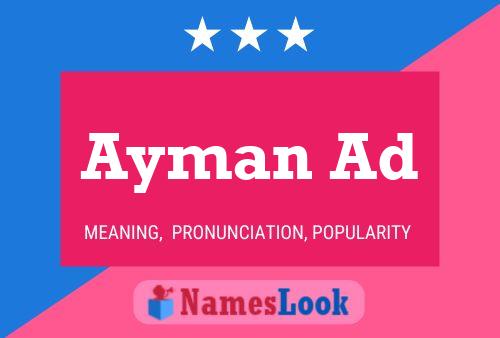 Poster del nome Ayman Ad