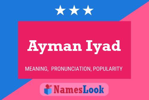 Poster del nome Ayman Iyad