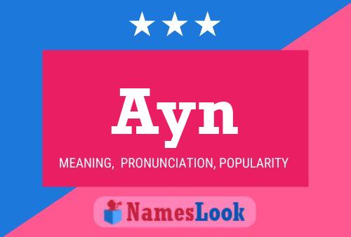 Poster del nome Ayn