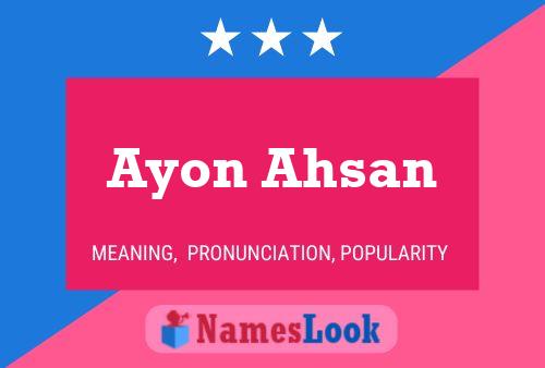 Poster del nome Ayon Ahsan