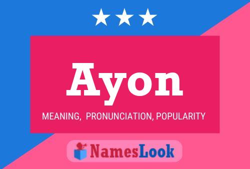 Poster del nome Ayon