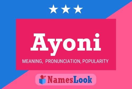 Poster del nome Ayoni