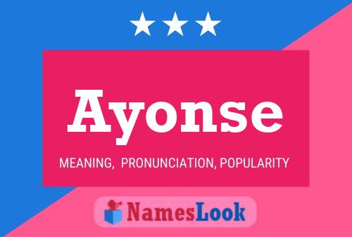 Poster del nome Ayonse